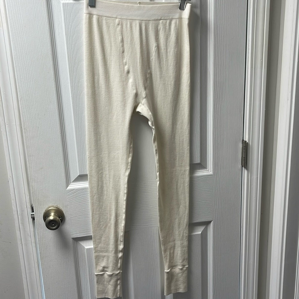 SKIMS LOGO POINTELLE LEGGINGS WOMENS SIZE LARGE